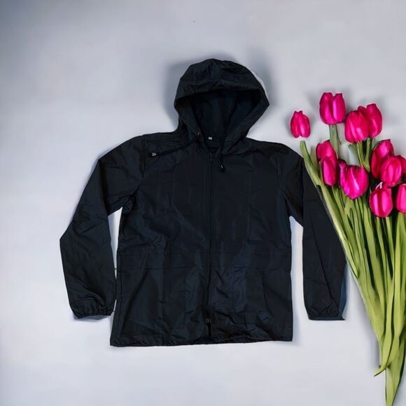 NWT Wool + Pepper Co. NO RAIN NO FLOWERS Raincoat / Windbreaker - Picture 2 of 5